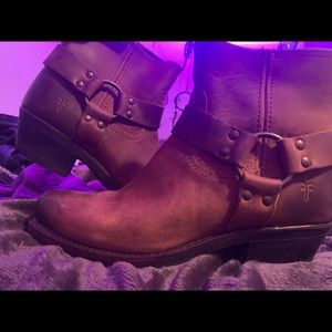 Frye Phillip Harness Ankle Boot